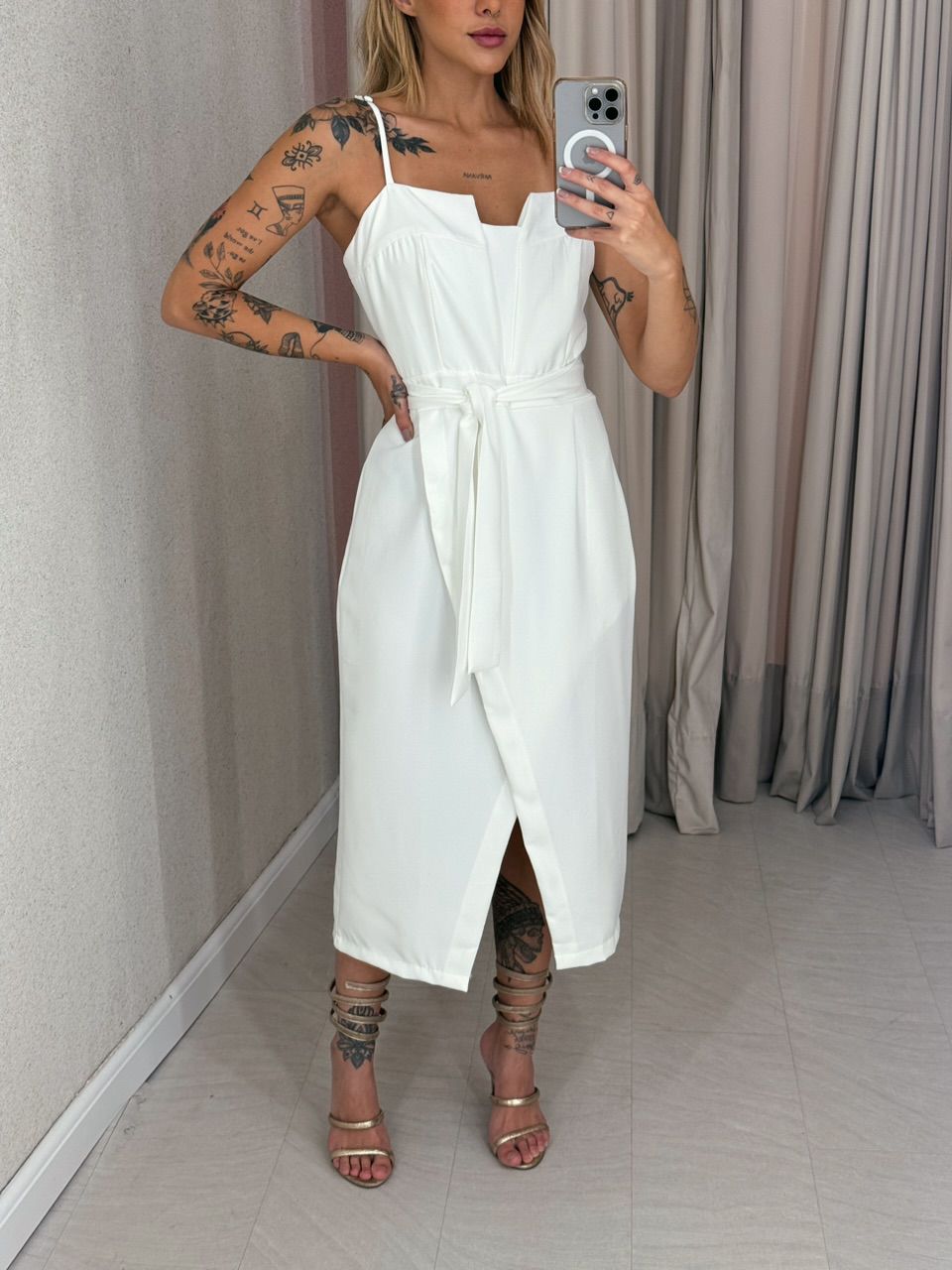 VESTIDO SIMONE MIDI OFF