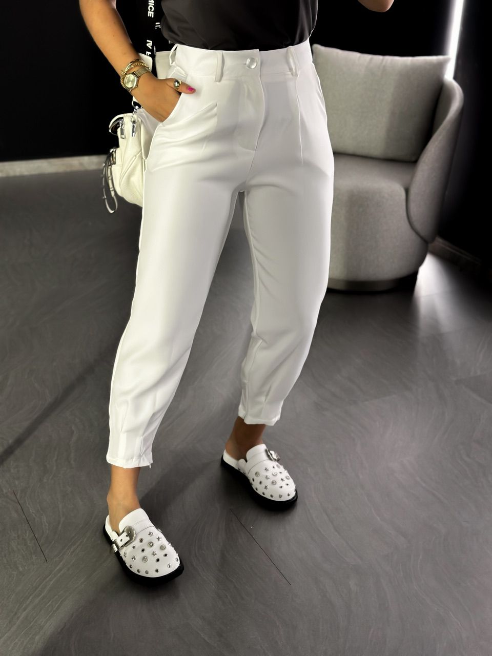 CALÇA LAVÍNIA CENOURA OFF