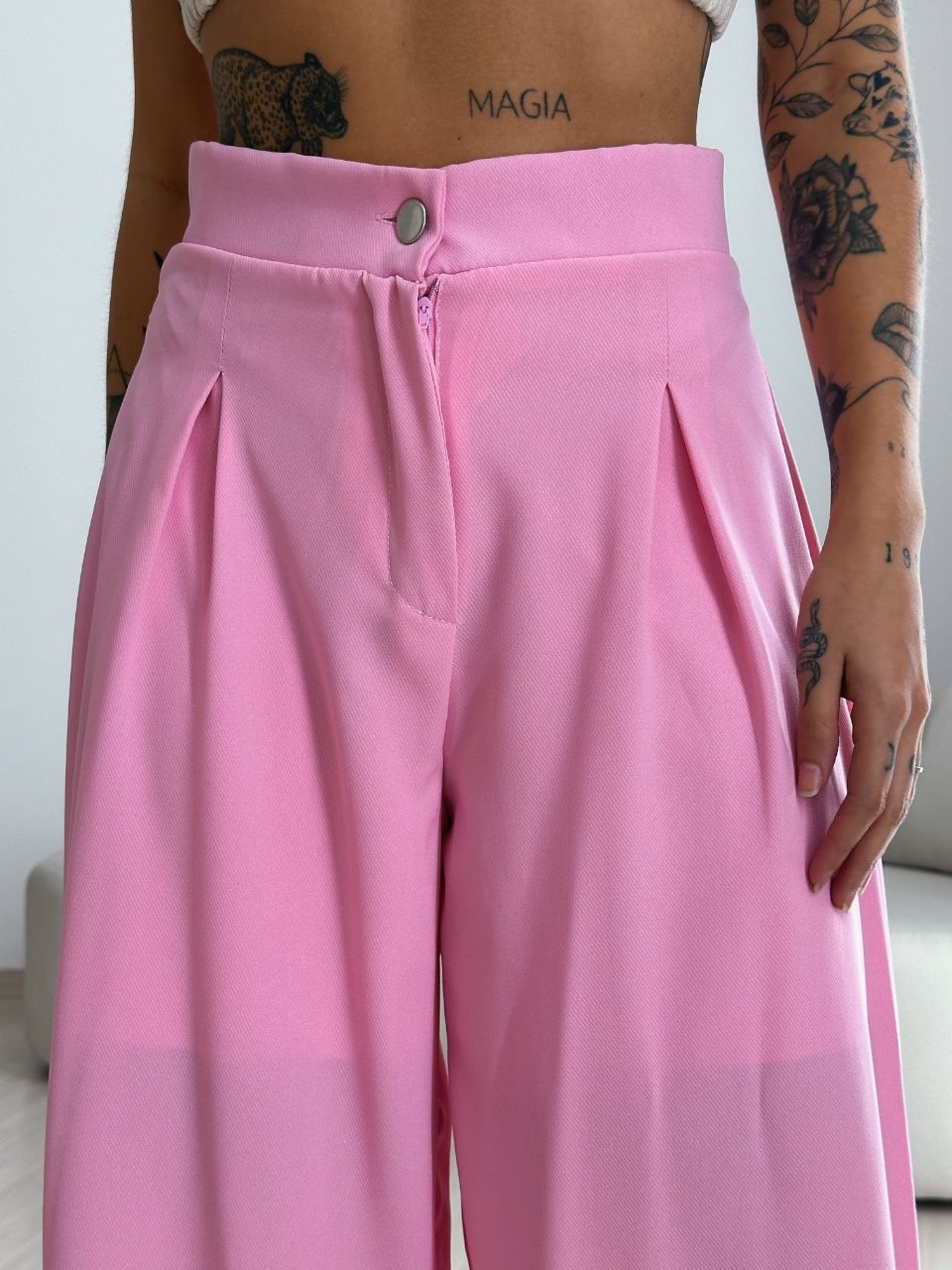 CALÇA MAX PANTALONA ROSA CLARO
