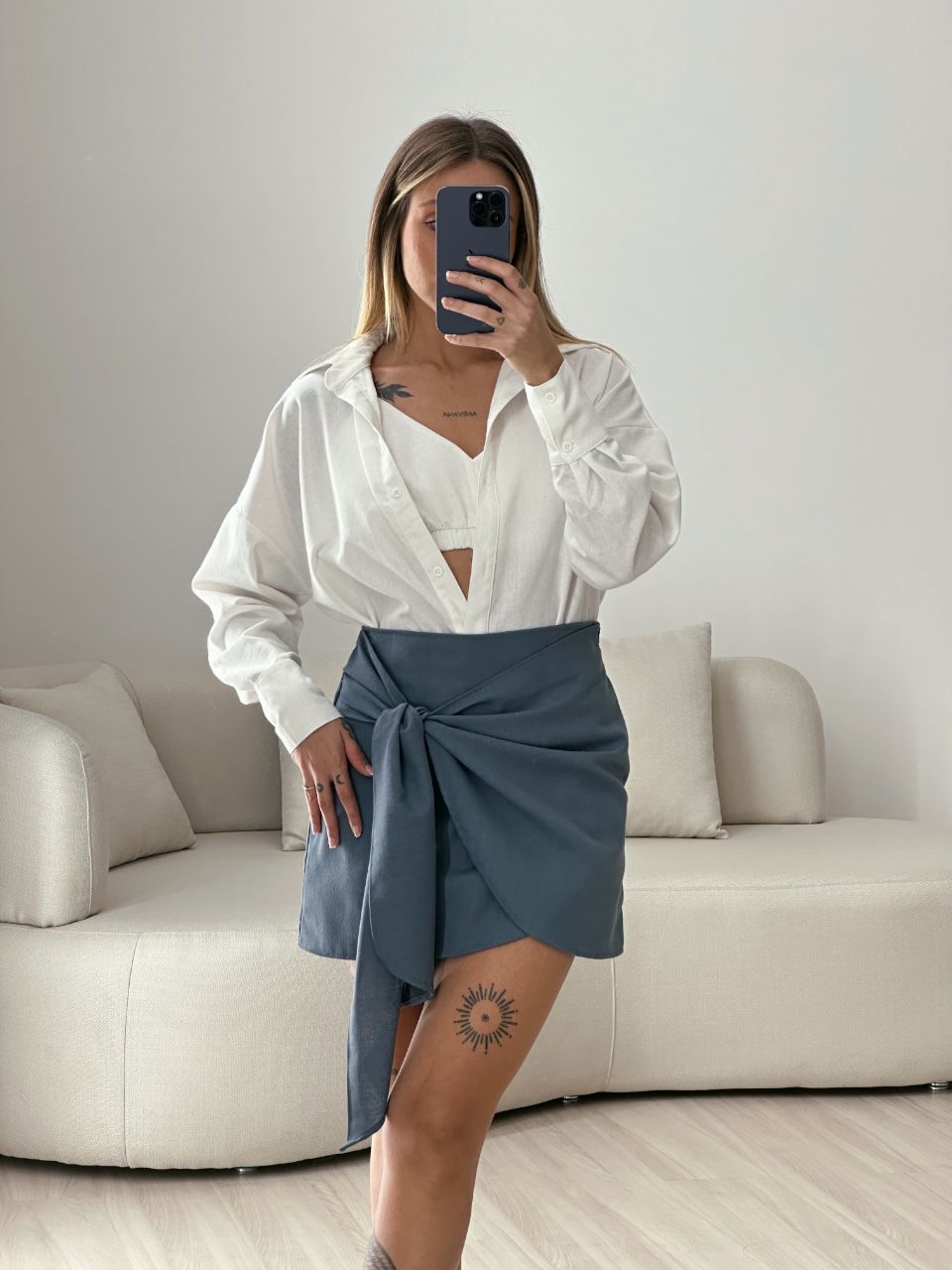 CONJUNTO HELENA CAMISA OFF - 0049550048 - CAROLLA FERRARO