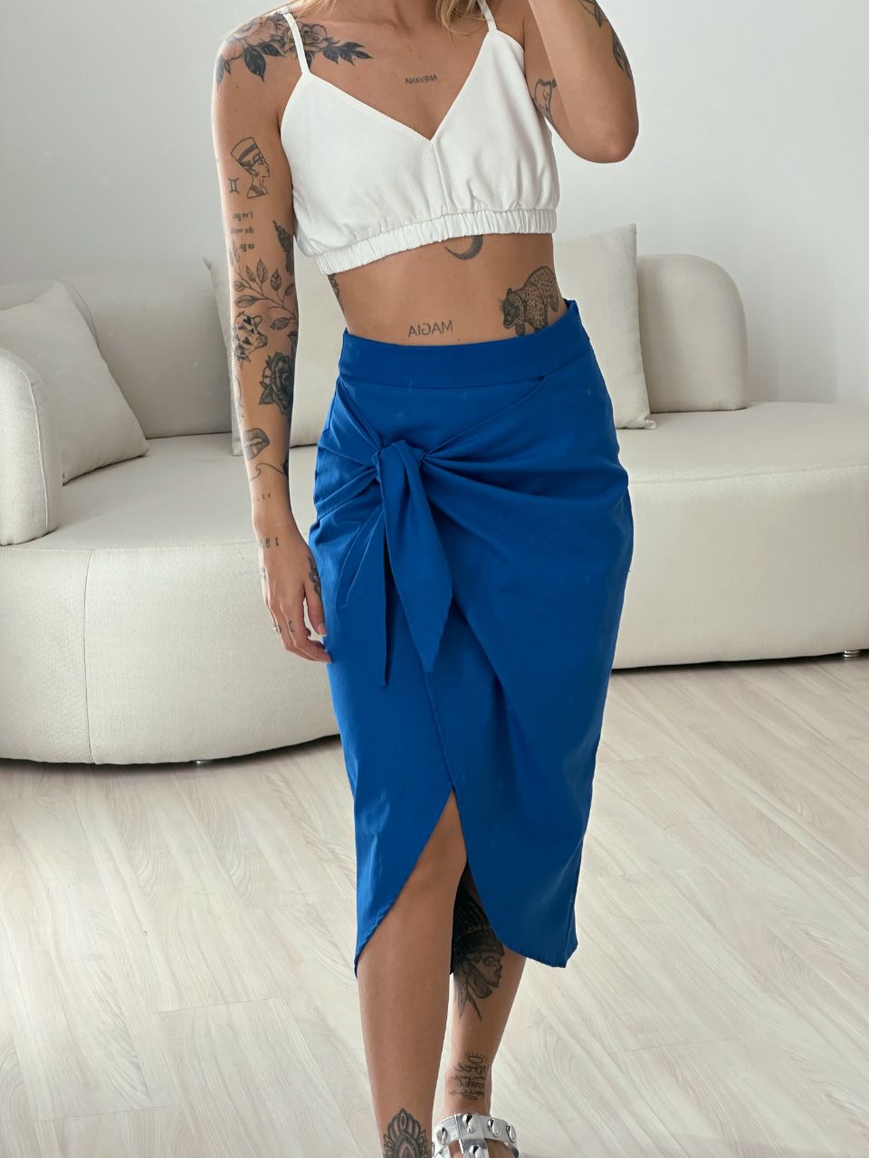 SAIA SOFIA MIDI AZUL