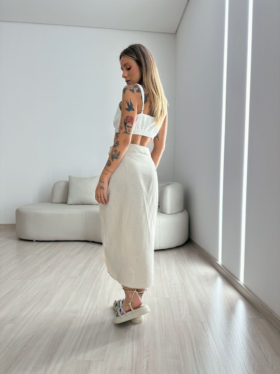 SAIA SOFIA MIDI CRU