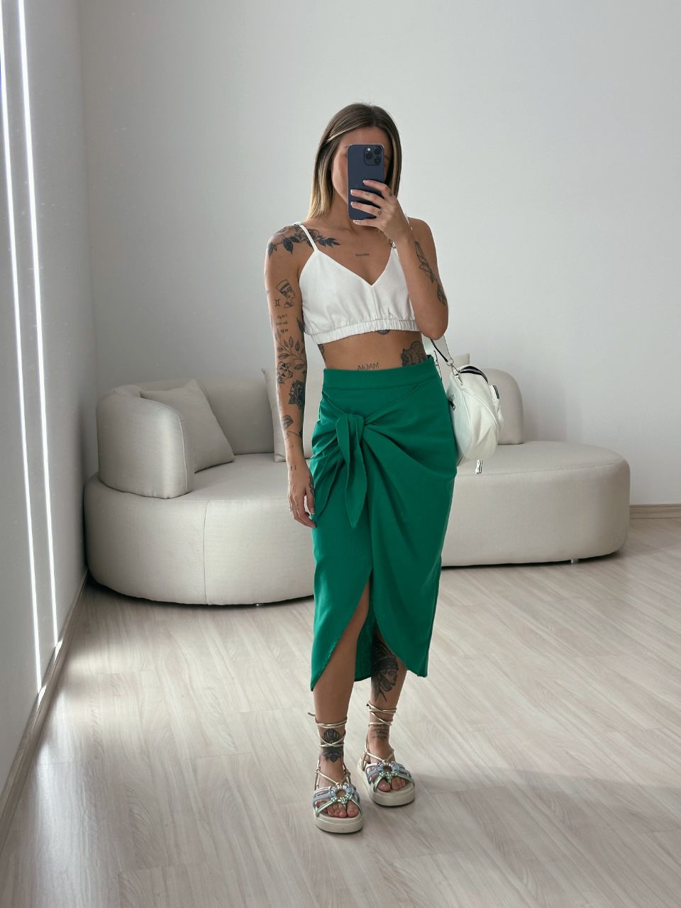 SAIA SOFIA MIDI VERDE