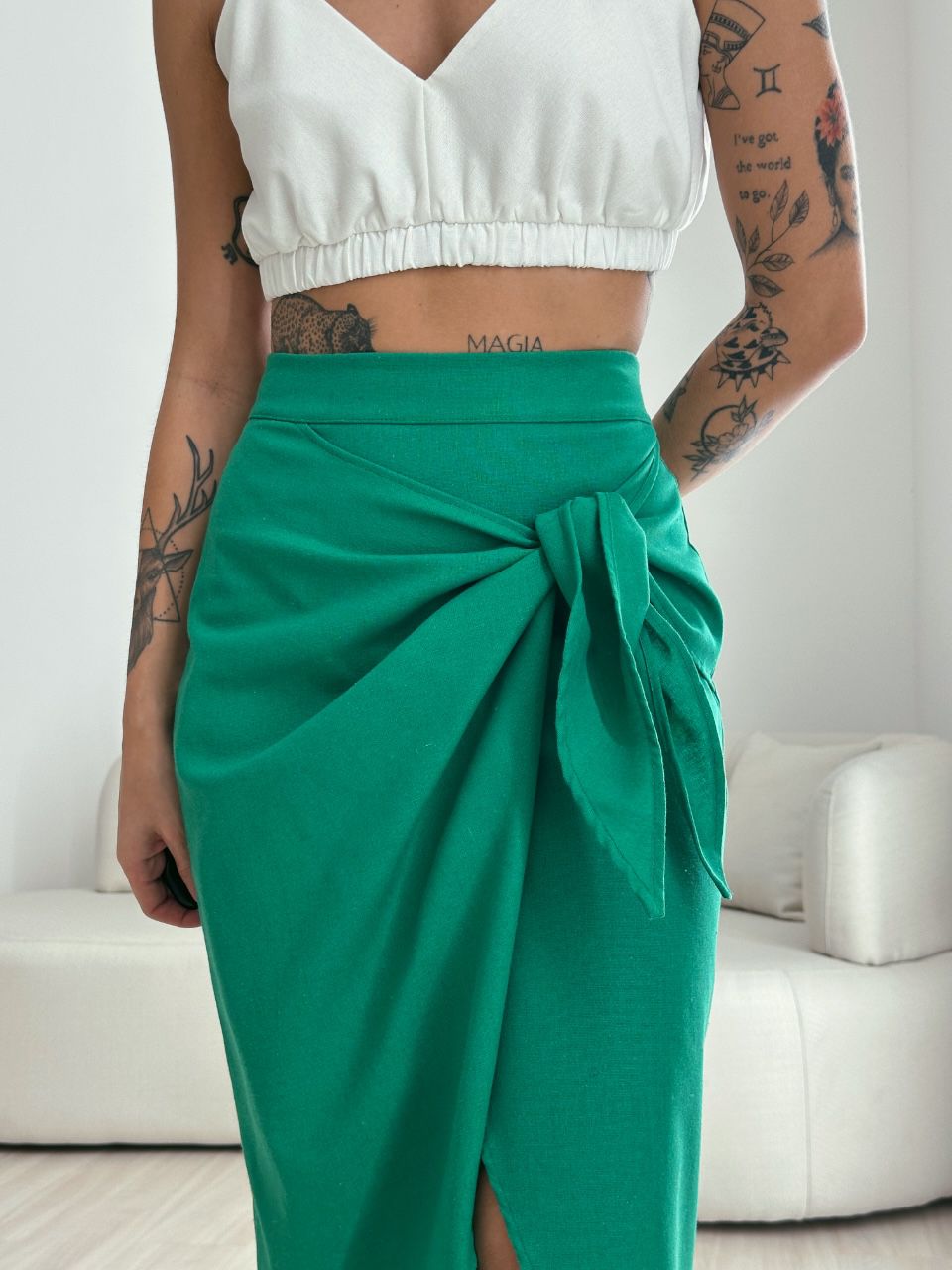 SAIA SOFIA MIDI VERDE