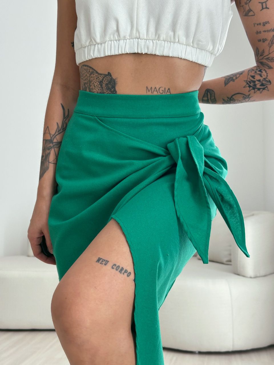 SAIA SOFIA MIDI VERDE