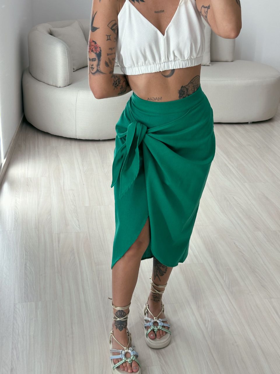 SAIA SOFIA MIDI VERDE