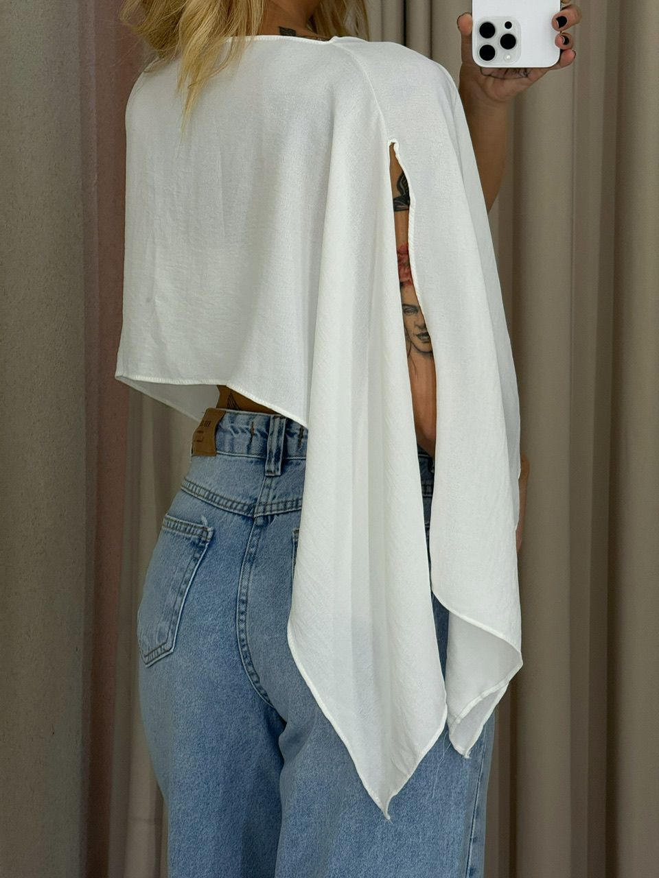 CROPPED ELENA TOP off