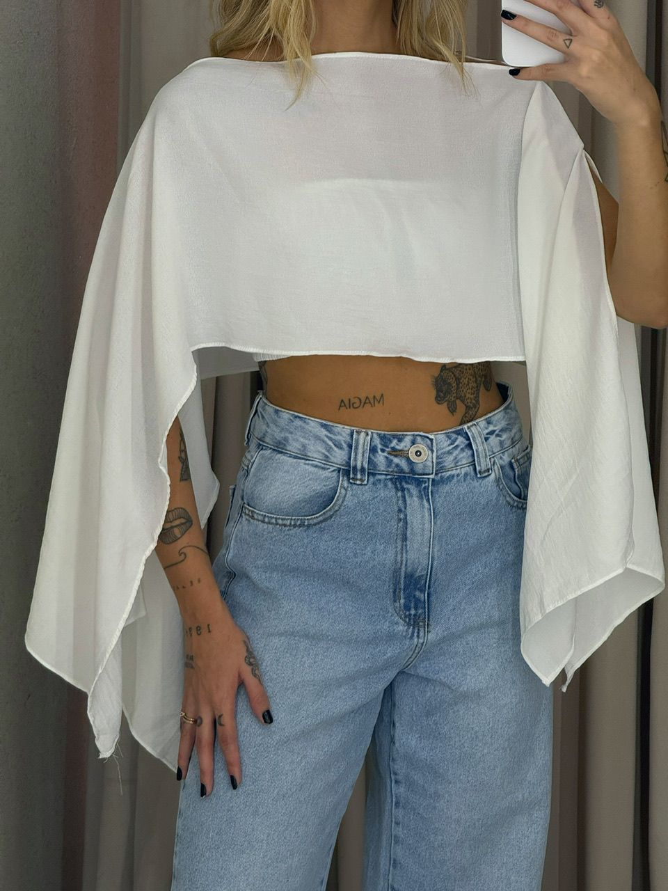 CROPPED ELENA TOP off