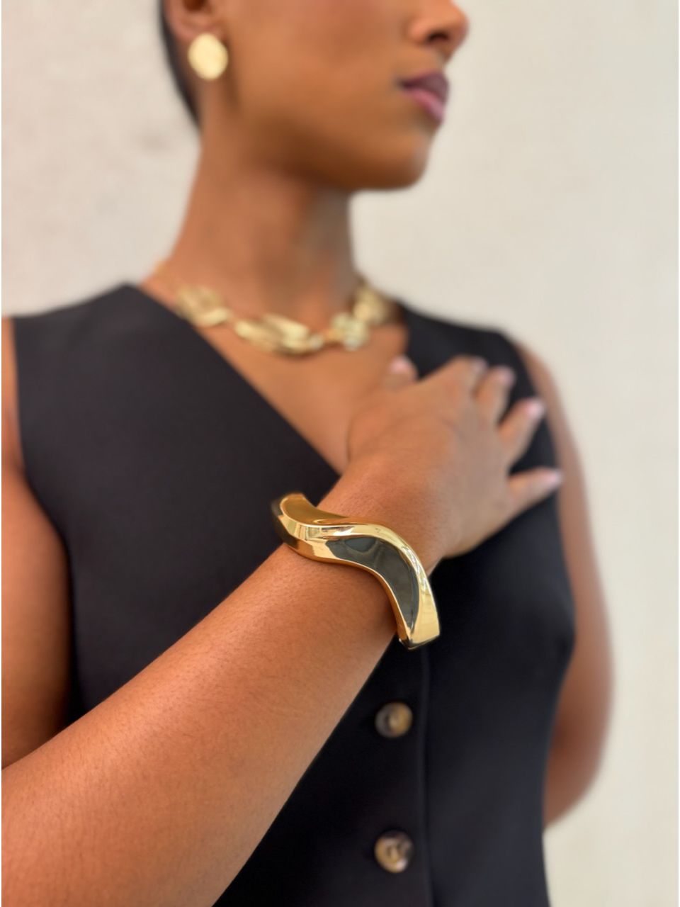 BRACELETE AMANDA DOURADO