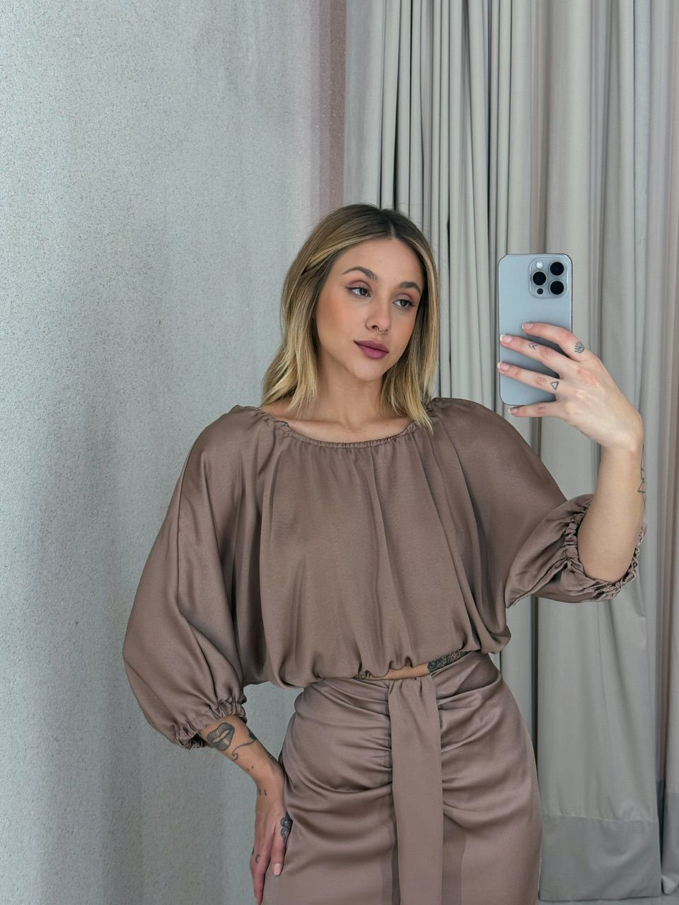 CROPPED MELISSA COSTA ABERTA Nude