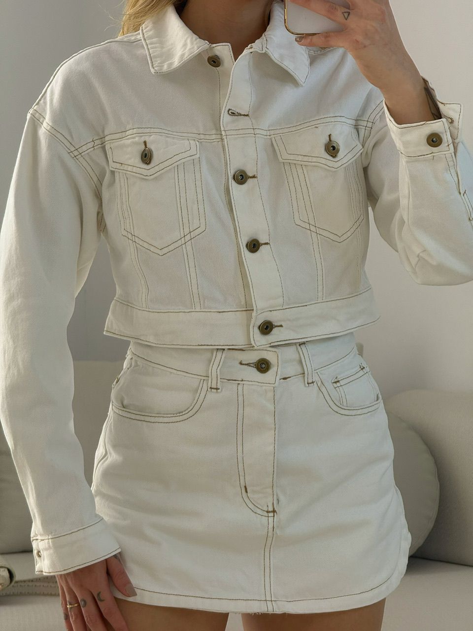 SHORT SAIA LETICIA JEANS CRU
