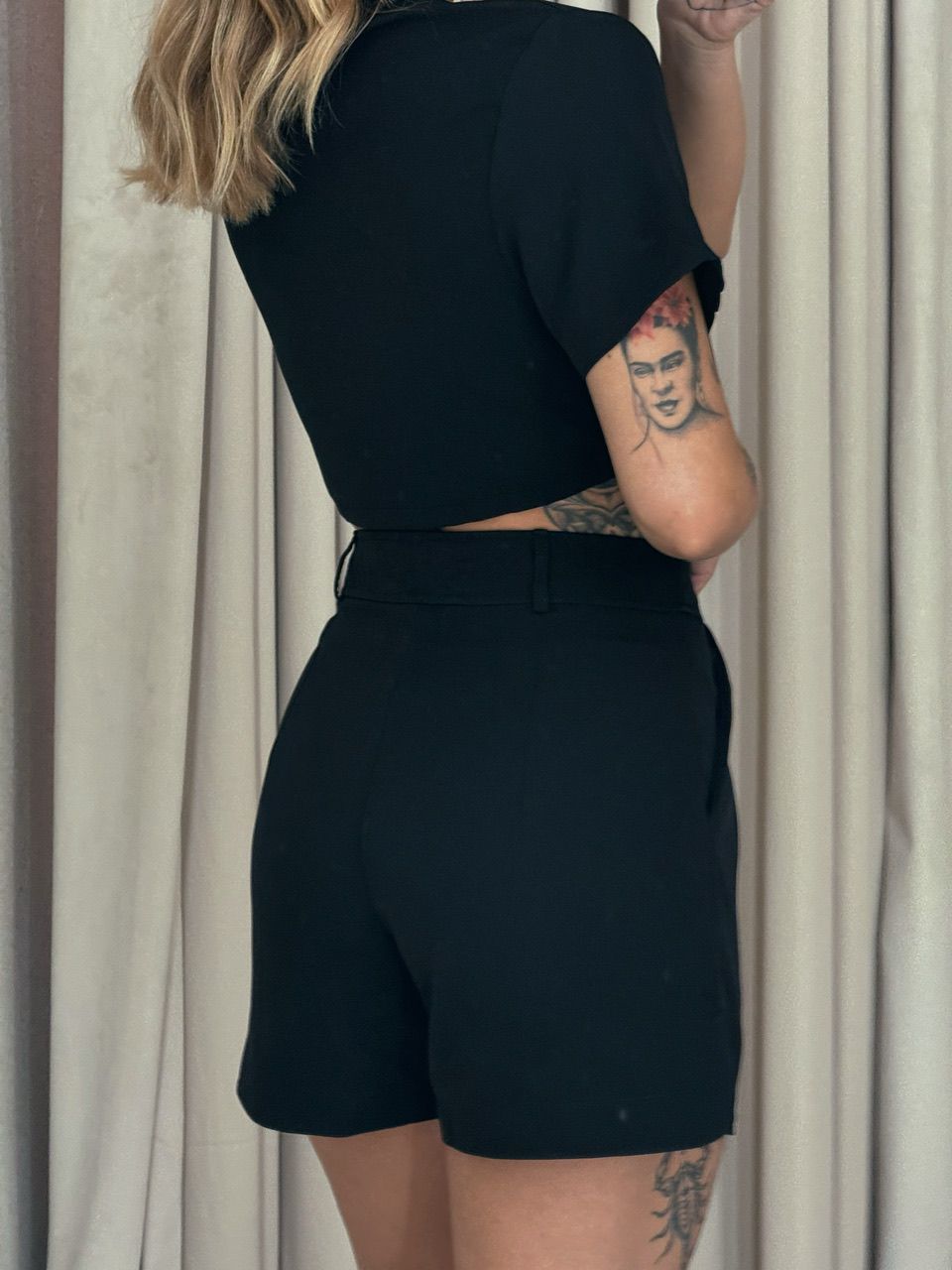 CONJUNTO PAMELA SHORT PRETO