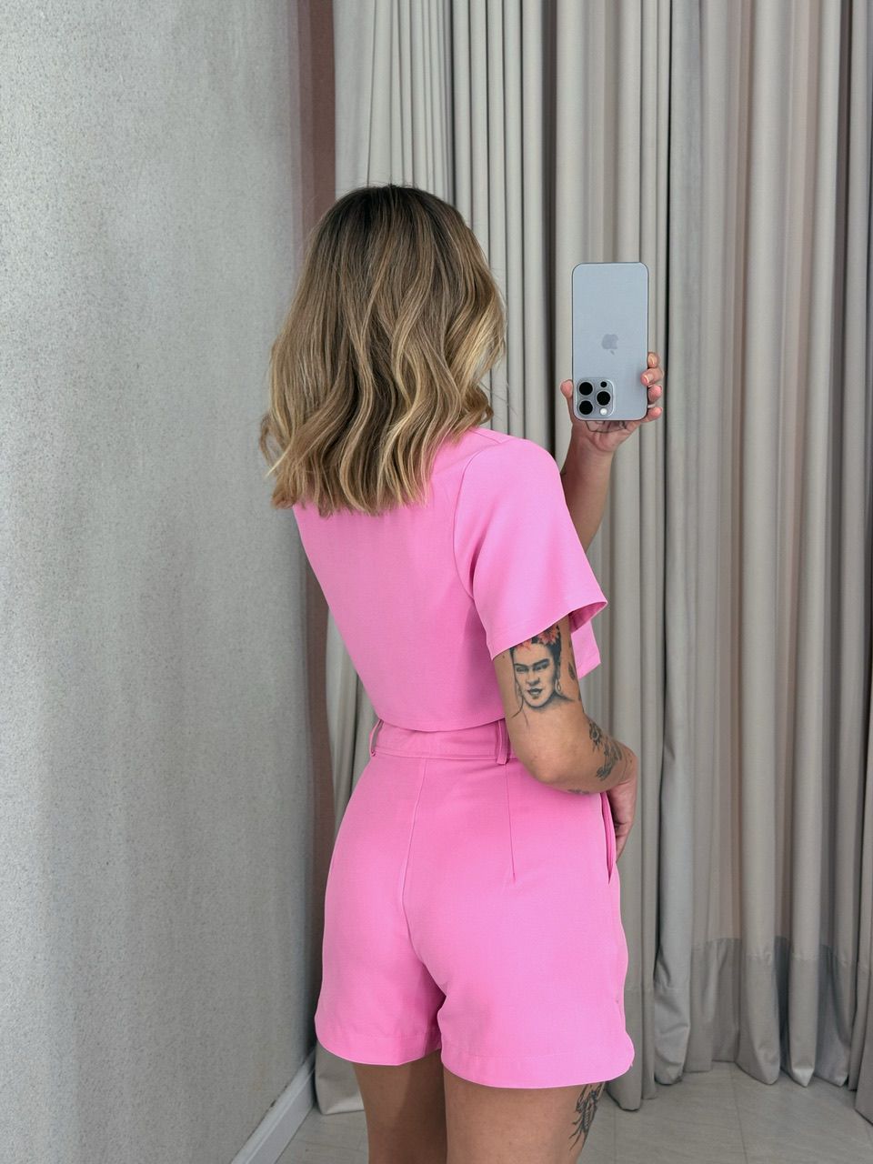 CONJUNTO PAMELA SHORT ROSA