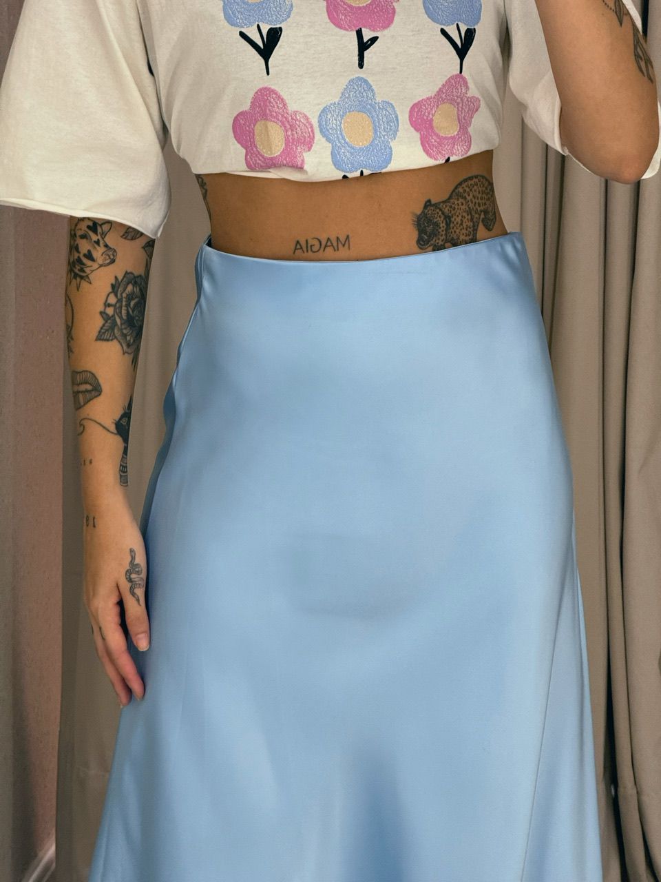 SAIA SELENA MIDI AZUL