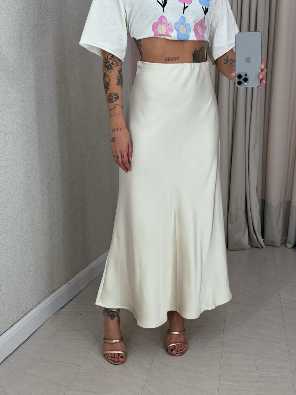 SAIA SELENA MIDI MARFIM