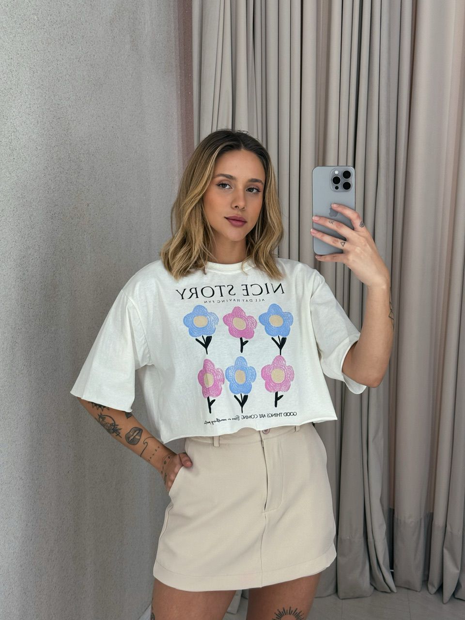 SHORT SAIA MAÍSA CURTO NUDE