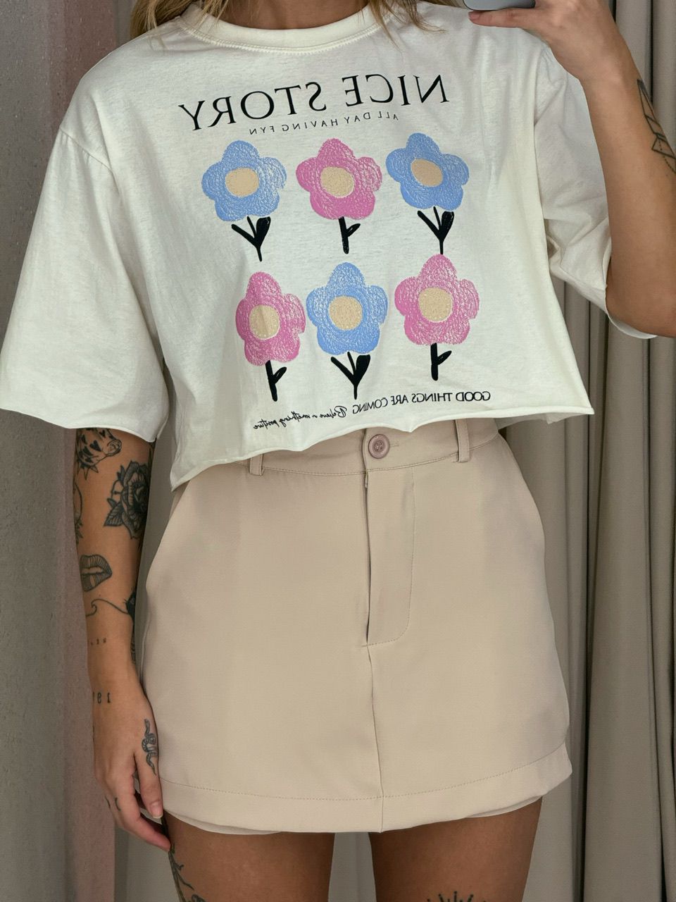 SHORT SAIA MAÍSA CURTO NUDE