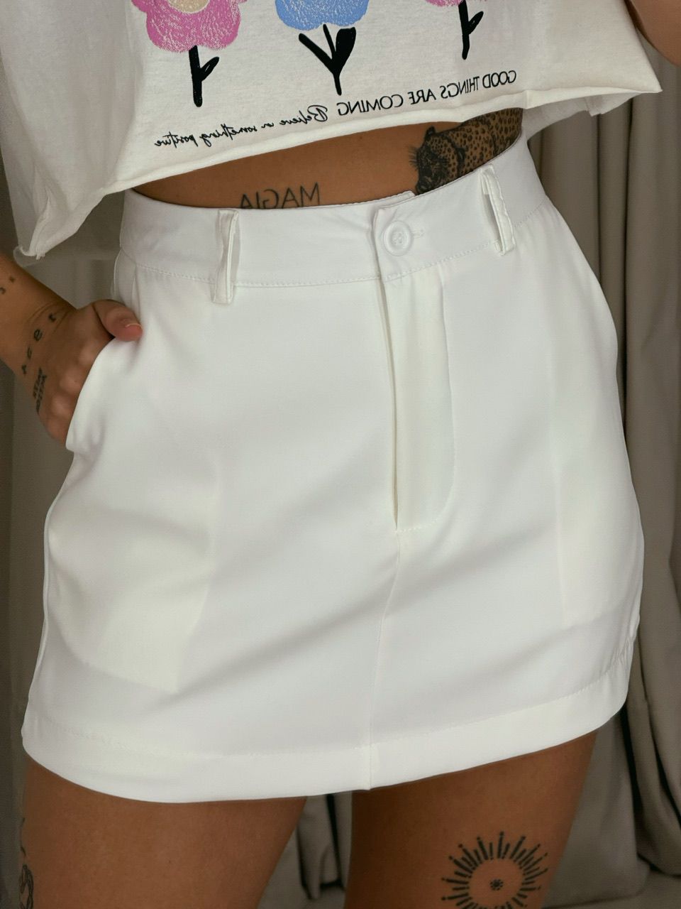 SHORT SAIA MAÍSA CURTO OFF - 0057070048 - CAROLLA FERRARO