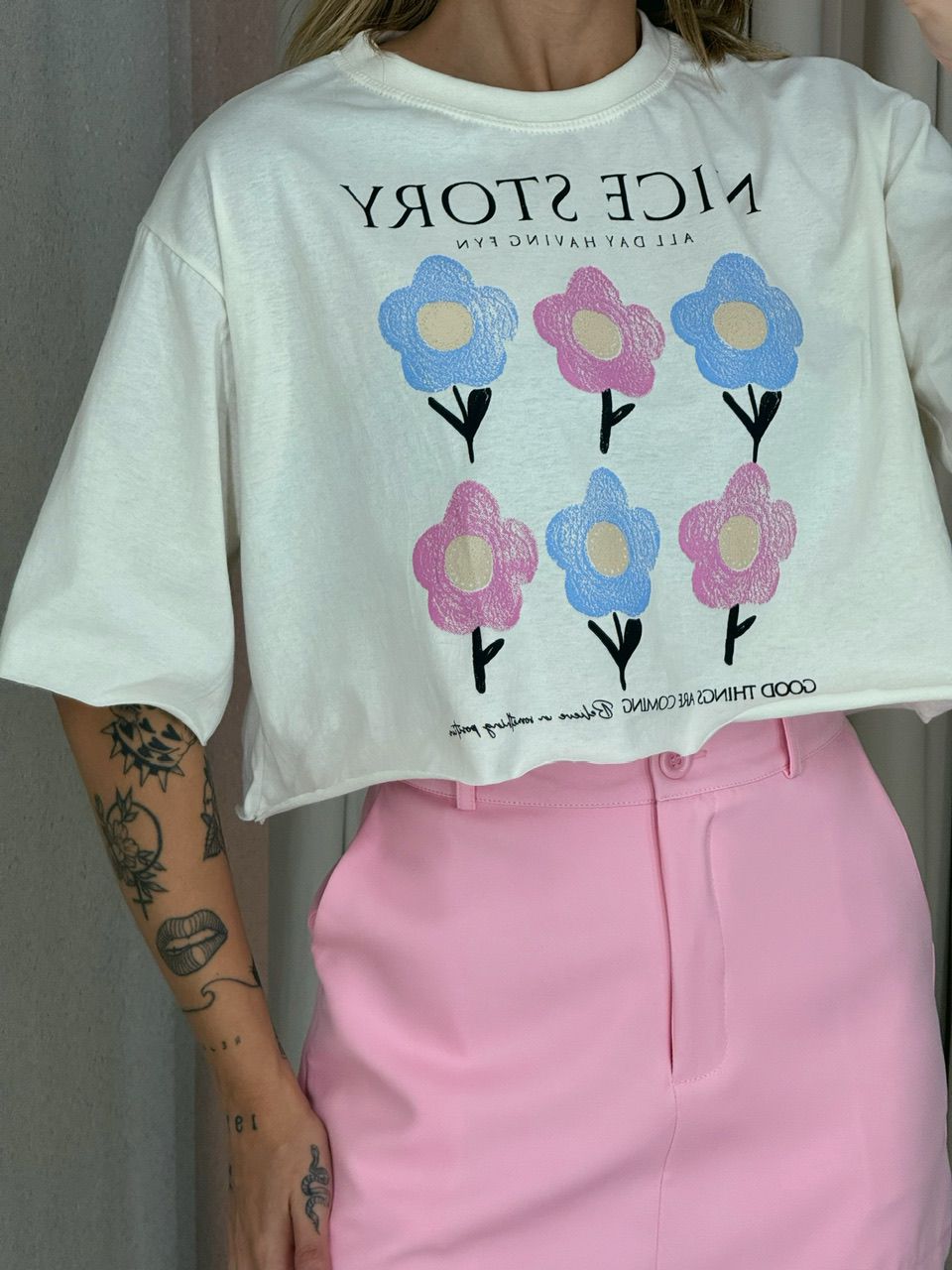 SHORT SAIA MAÍSA CURTO ROSA