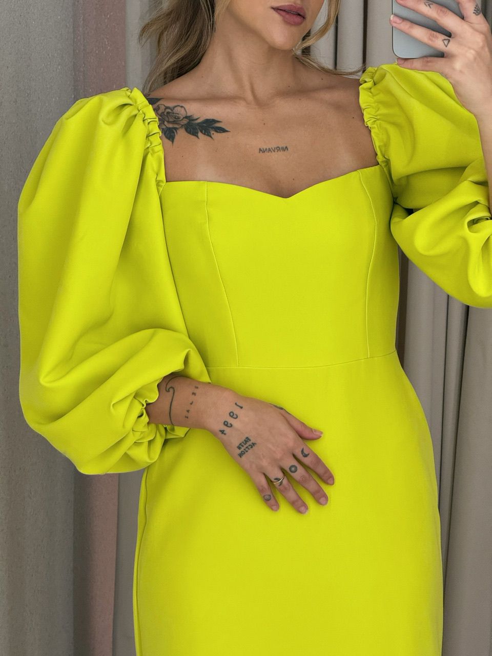 VESTIDO CF CHARLOTTE VERDE LIMA