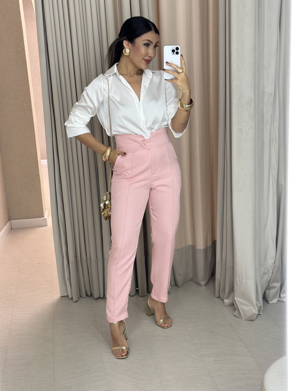 CALÇA SKINNY 02 LETÍCIA BABY PINK