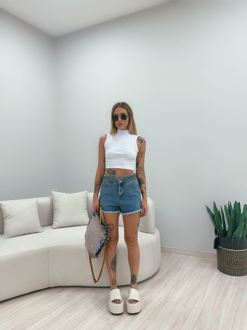 CROPPED CARLA CANELADO BRANCO