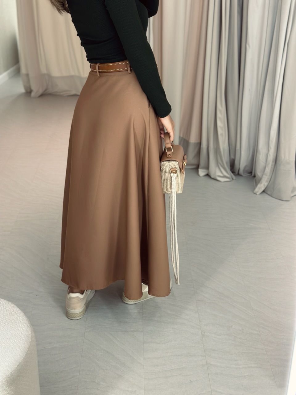 SAIA RAFAELA MIDI CAPUCCINO 