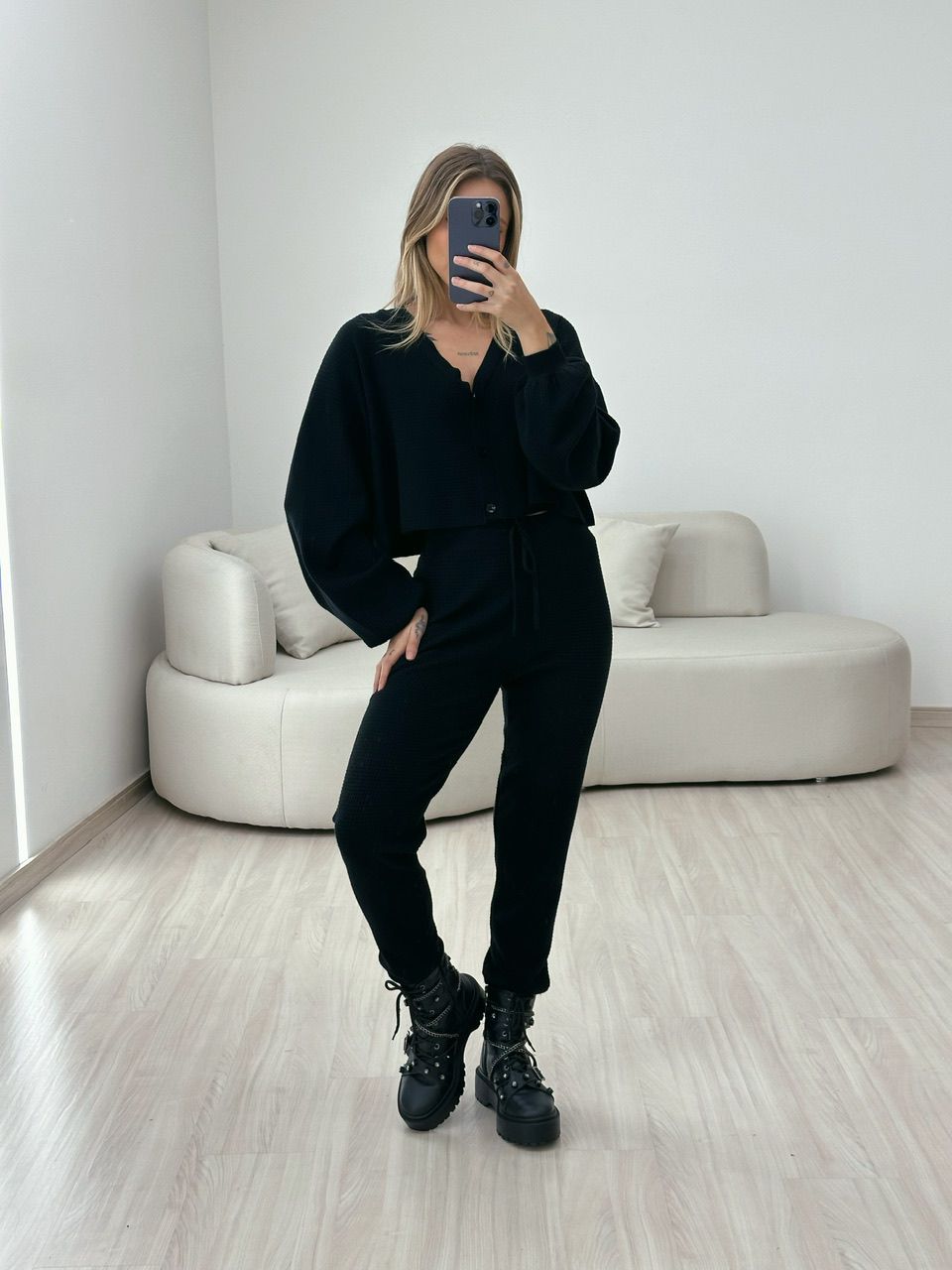 CONJUNTO CECÍLIA MODAL PRETO