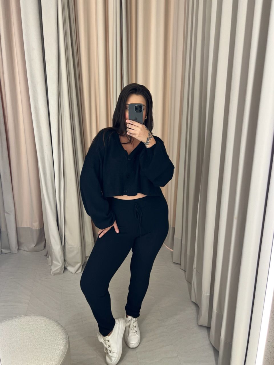 CONJUNTO CECÍLIA MODAL PRETO