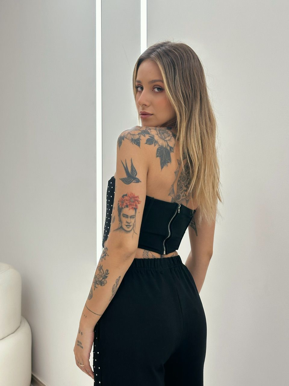 CONJUNTO ISADORA BRILHO PRETO