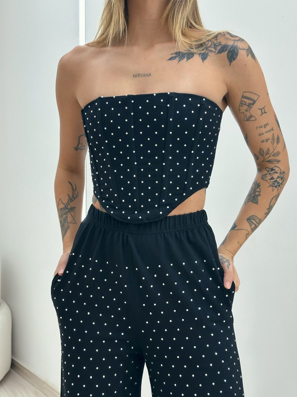 CONJUNTO ISADORA BRILHO PRETO