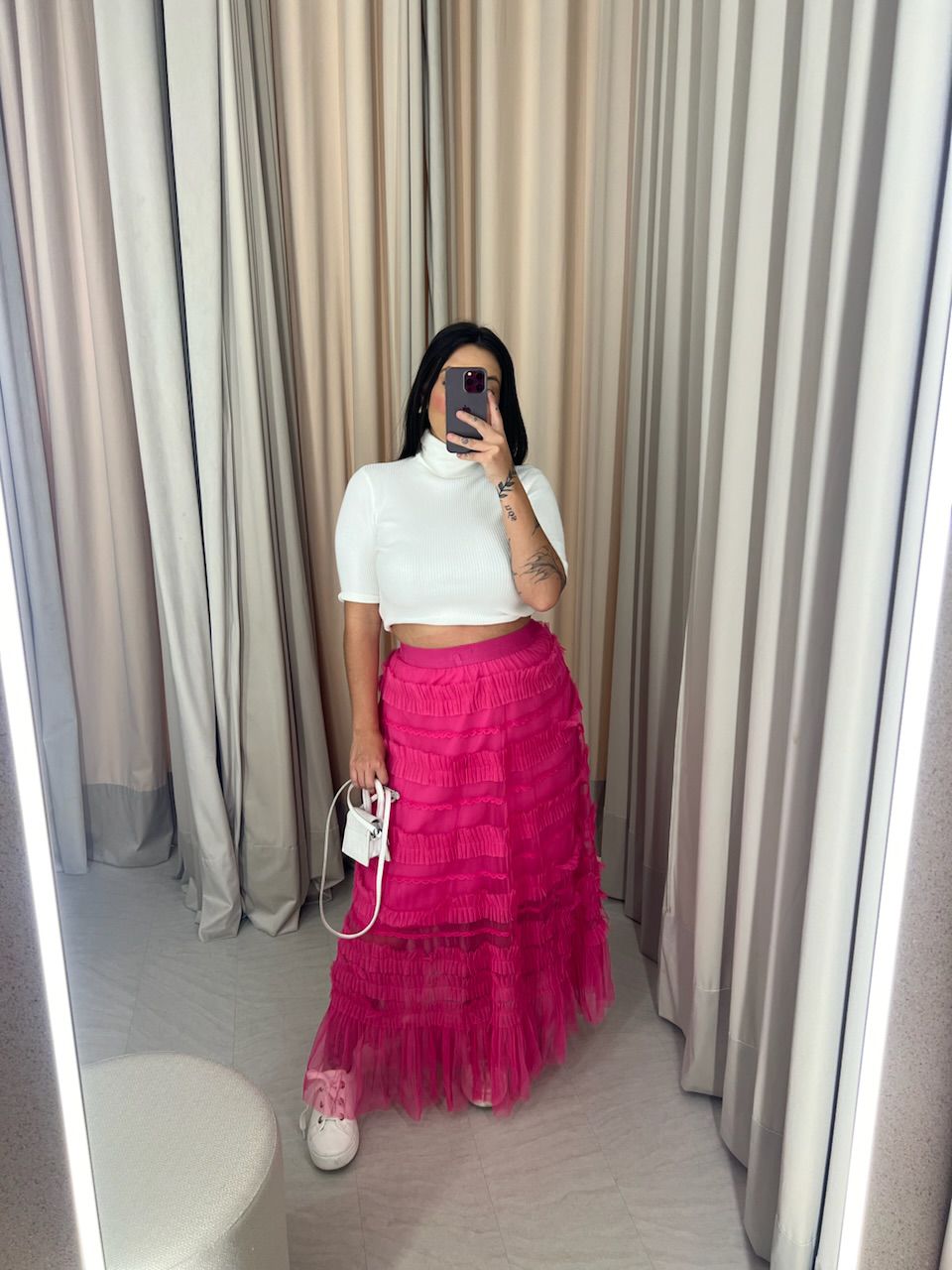 SAIA LUNA TULE PINK
