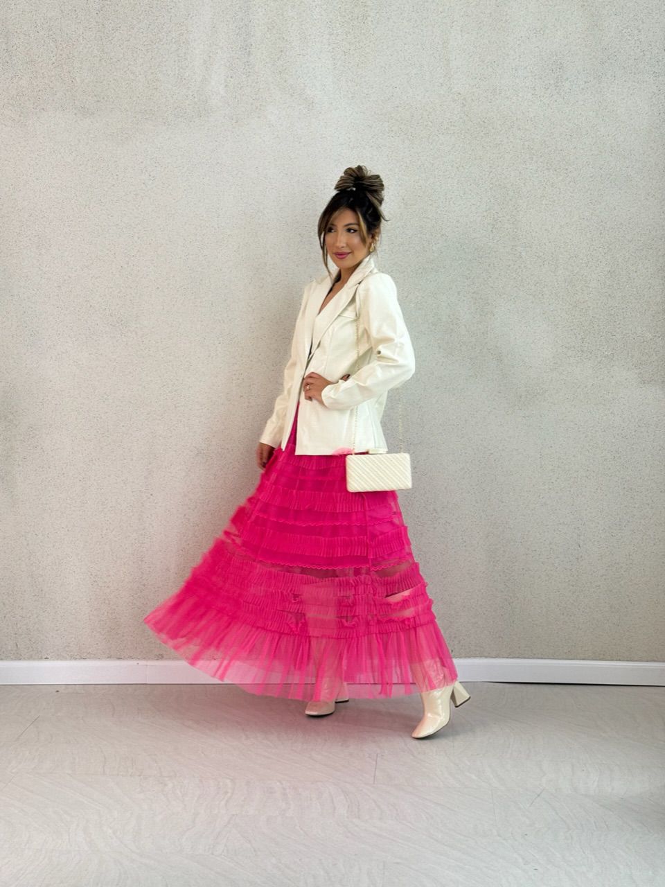 SAIA LUNA TULE PINK