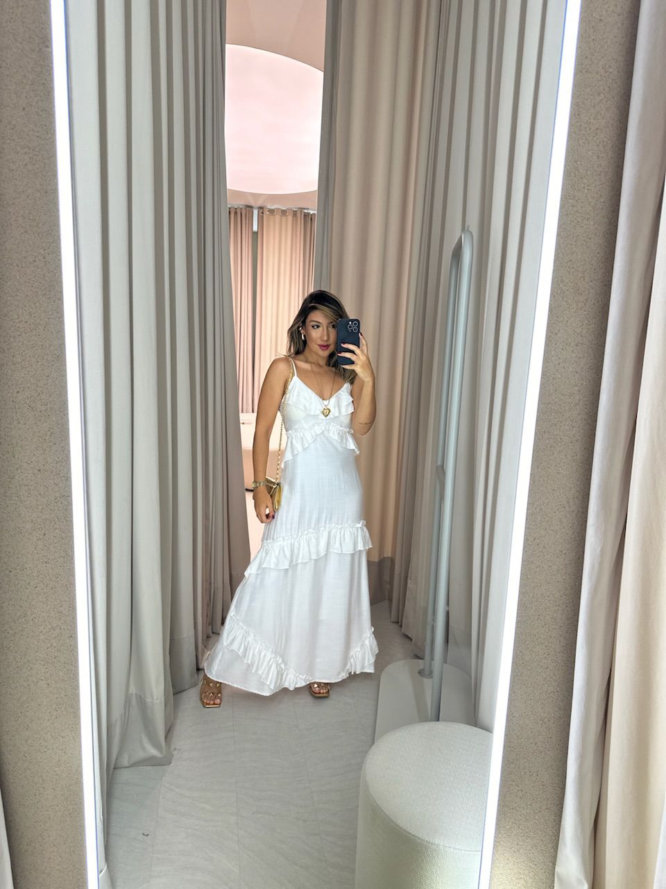 VESTIDO LARA BABADOS OFF