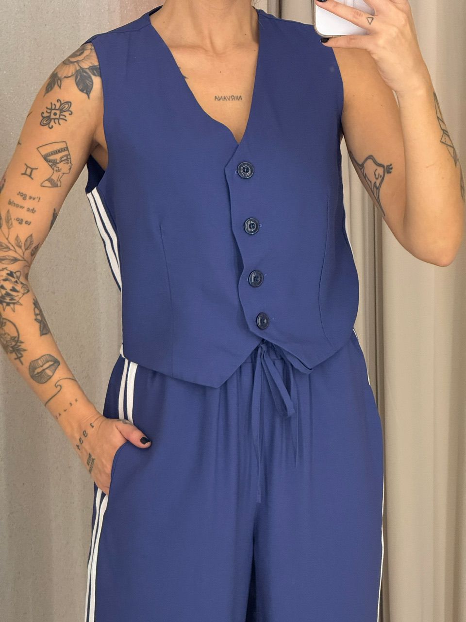 CONJUNTO ESTEFÂNIA LISTRAS MARINHO