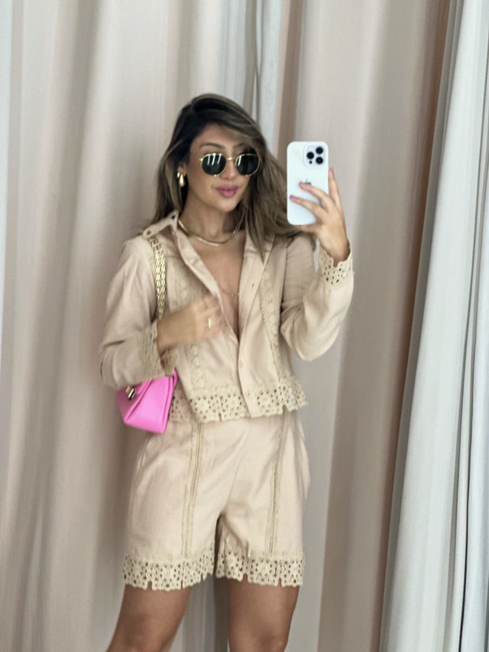CONJUNTO CRISTINA SHORT NUDE
