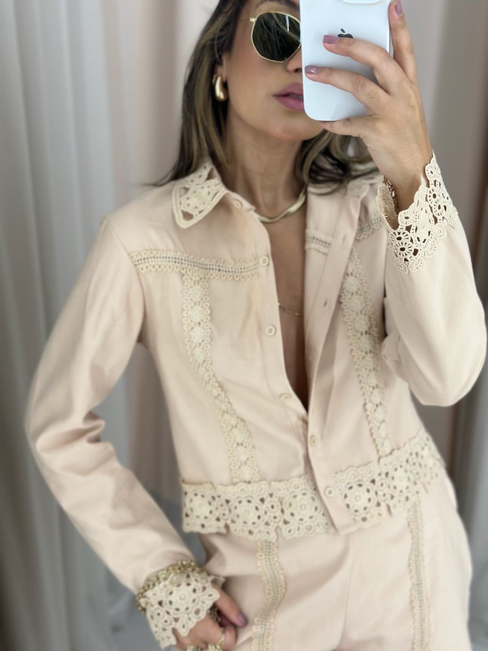 CONJUNTO CRISTINA SHORT NUDE