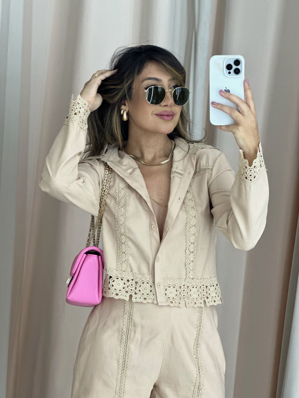 CONJUNTO CRISTINA SHORT NUDE