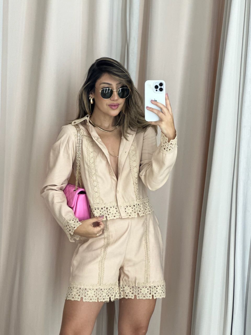 CONJUNTO CRISTINA SHORT NUDE