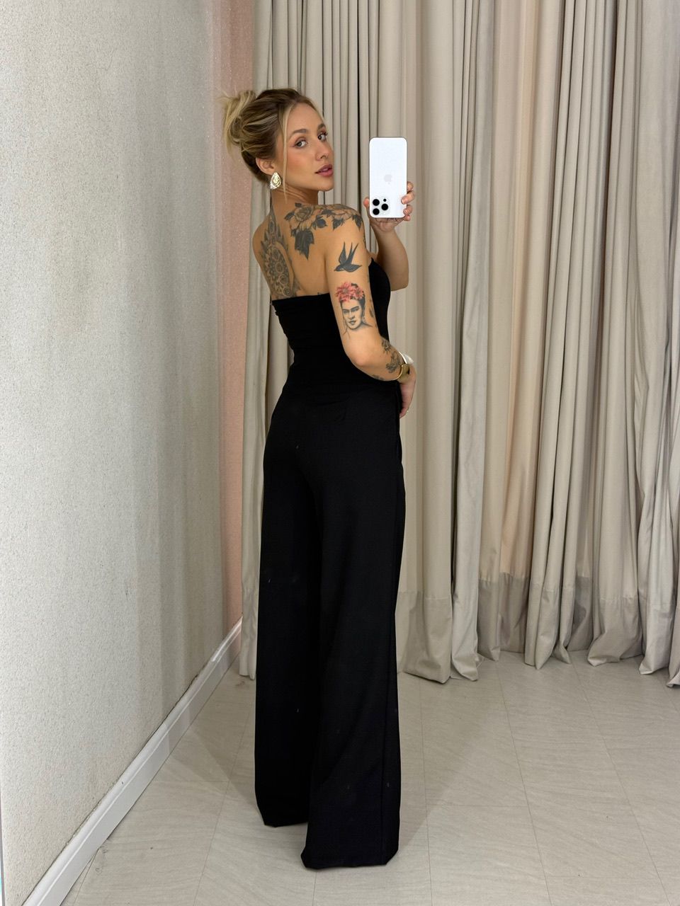 CALÇA CHARLOTTE AMARRAÇÃO PRETO