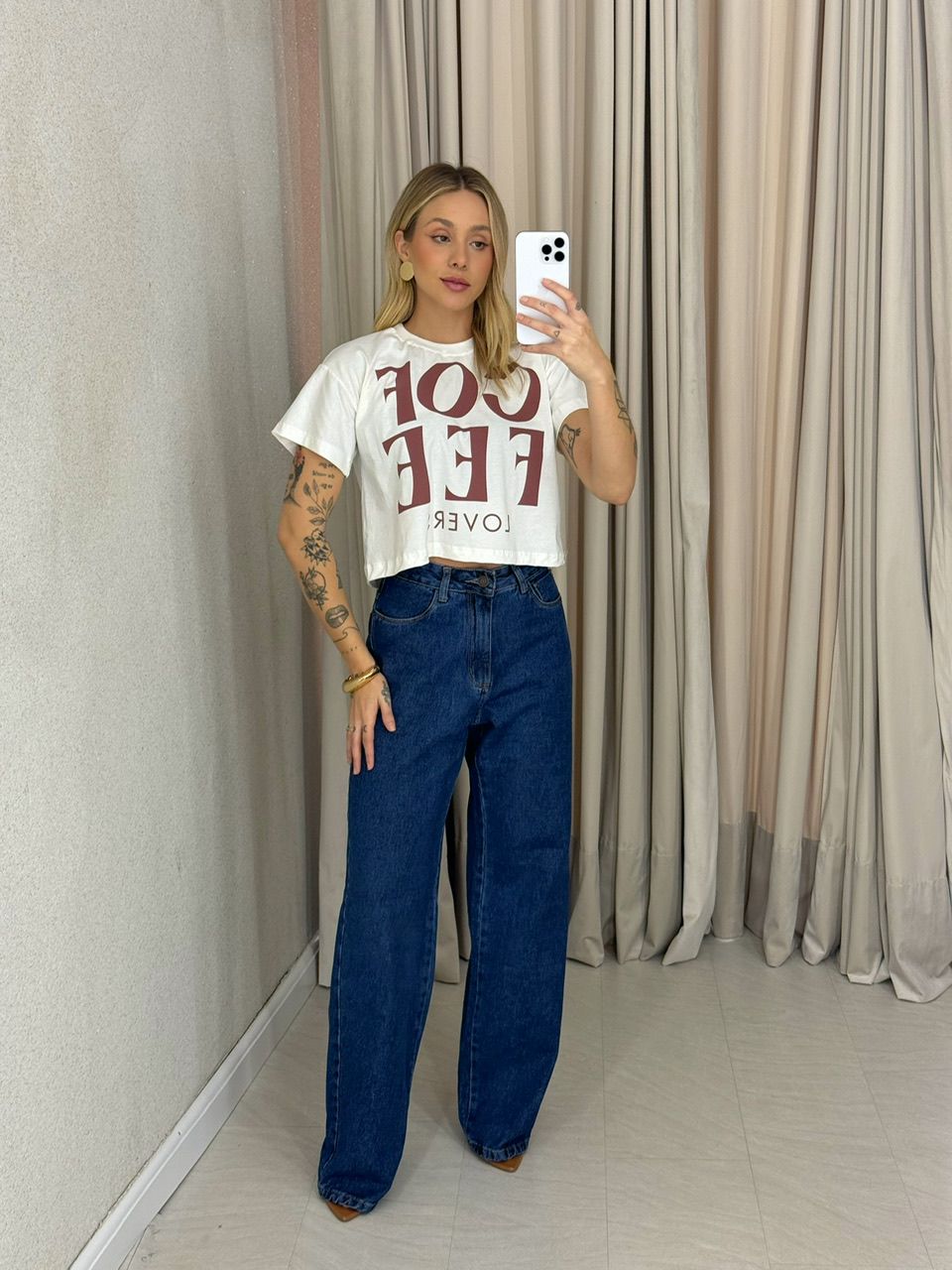 CROPPED ANA PAULA COFFEE OFF