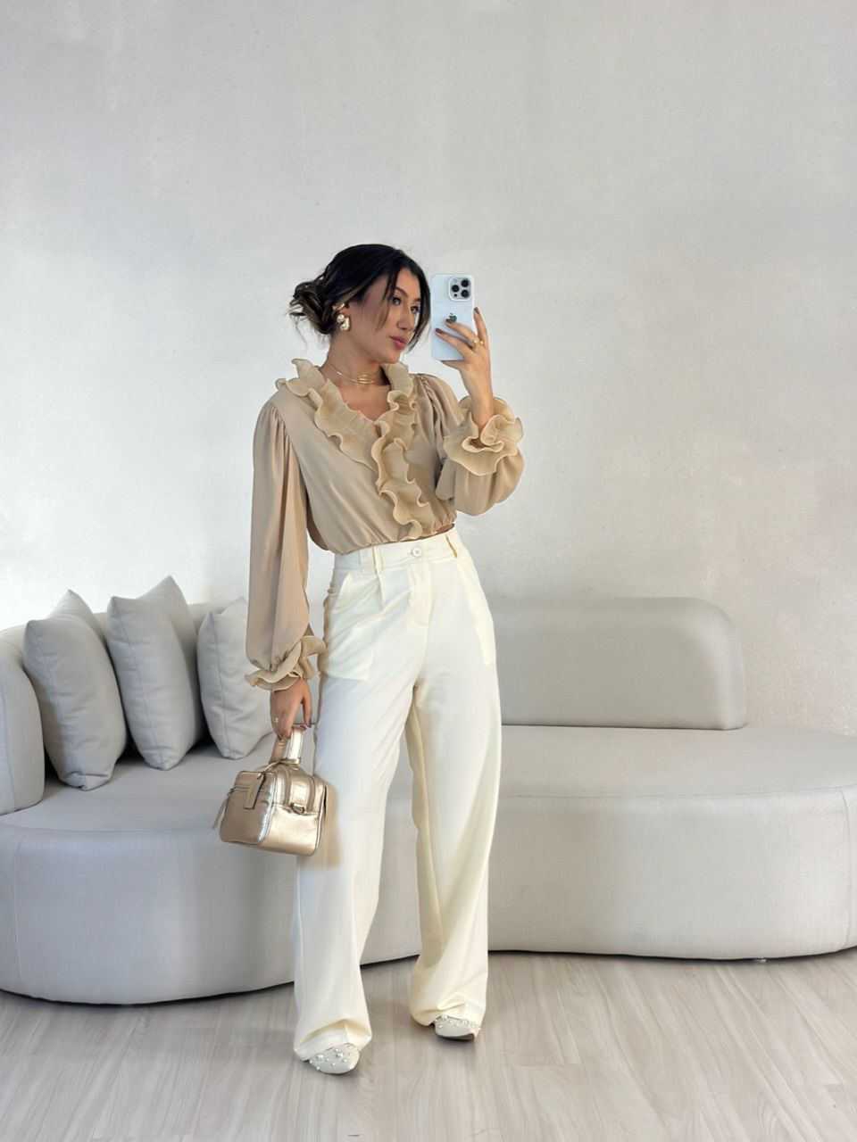 BLUSA ISABEL BABADOS Nude