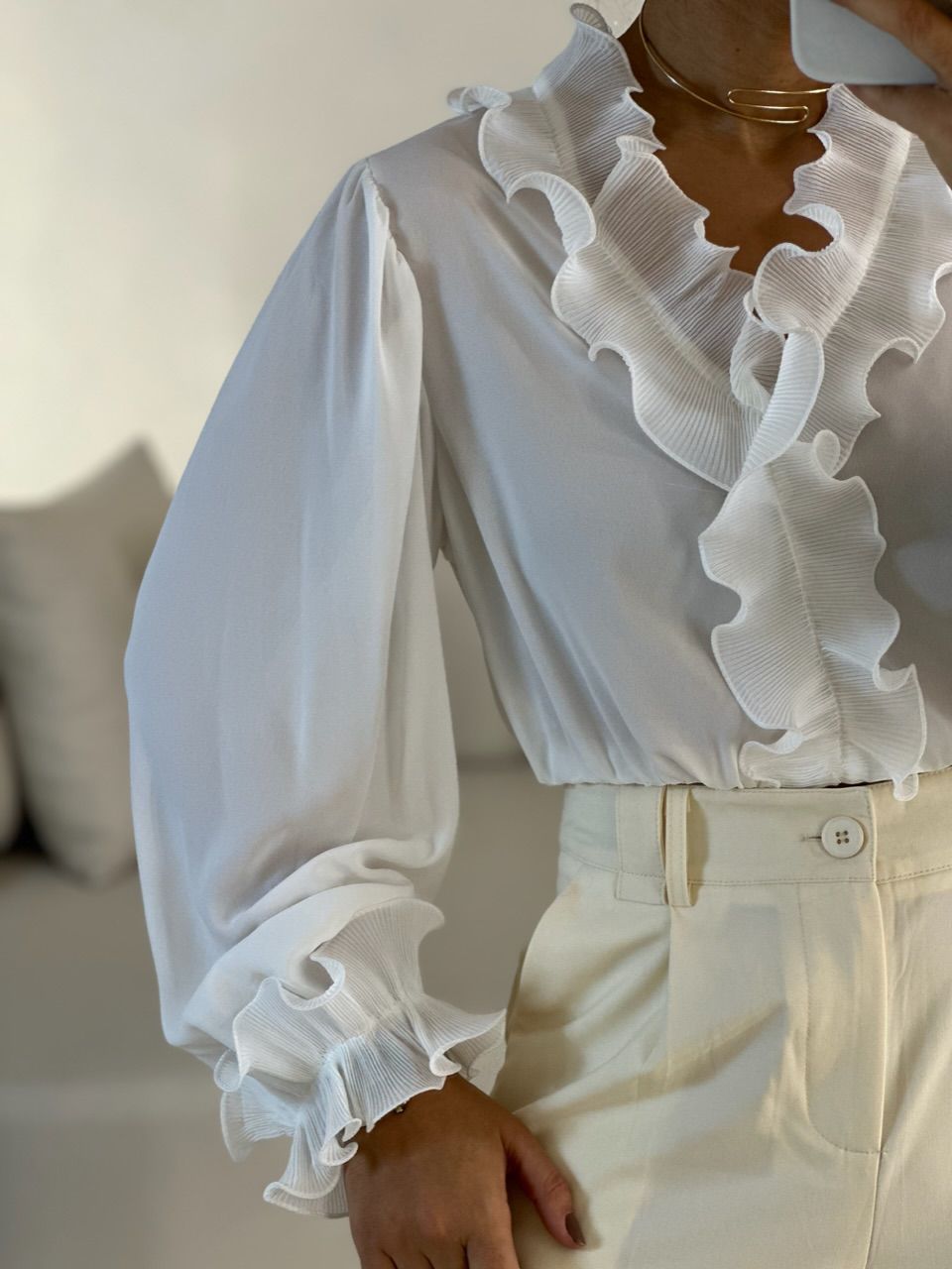 BLUSA ISABEL BABADOS off