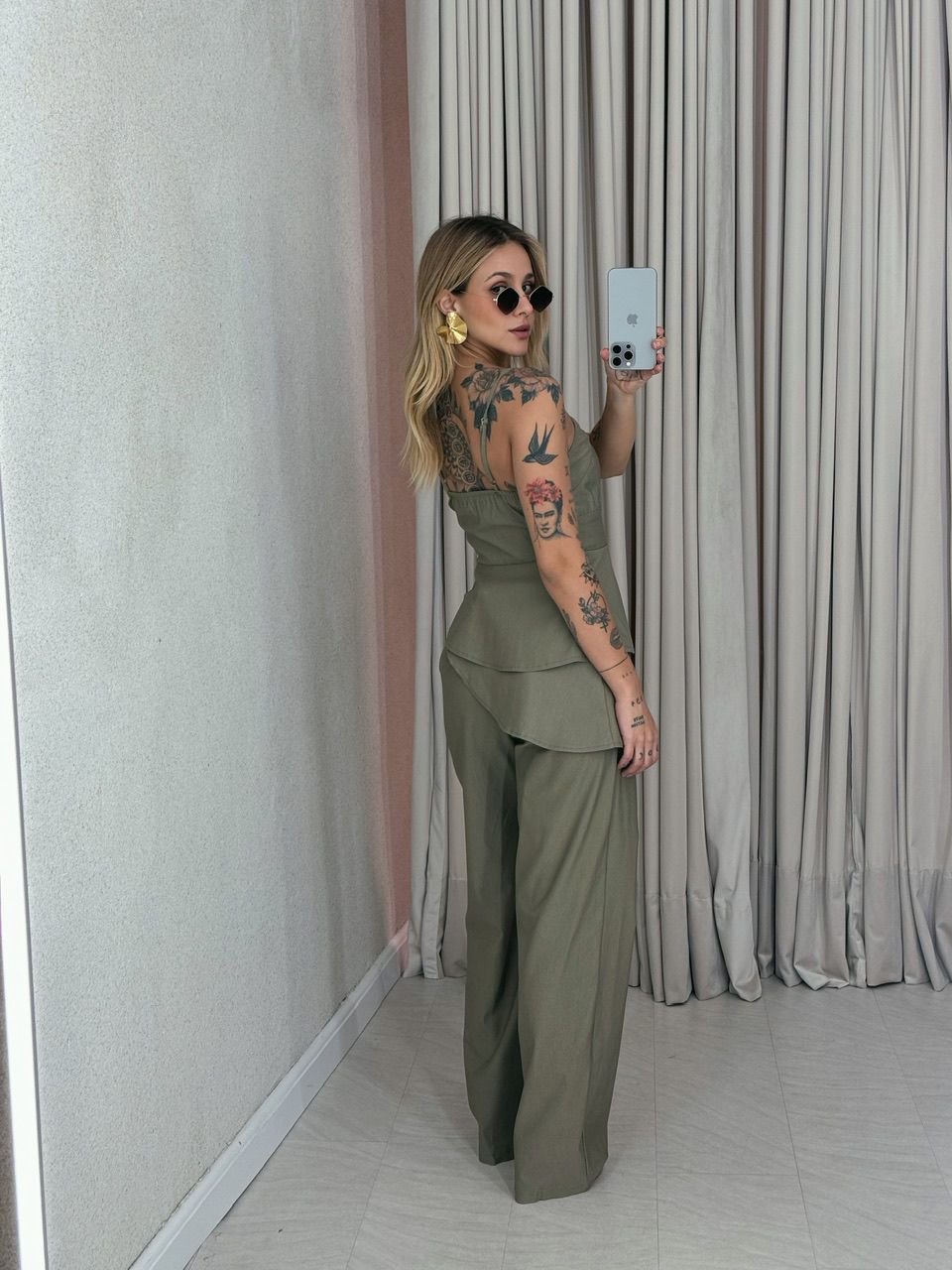 CONJUNTO THAYSE ASSIMÉTRICO VERDE