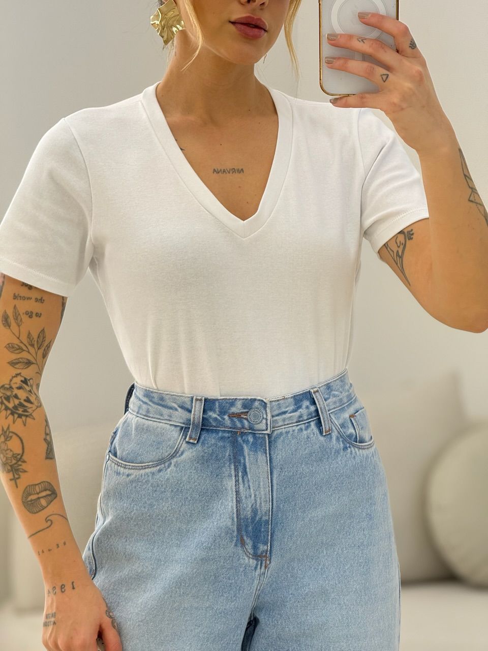 BLUSA LILIAM BACIS T-SHIRT OFF