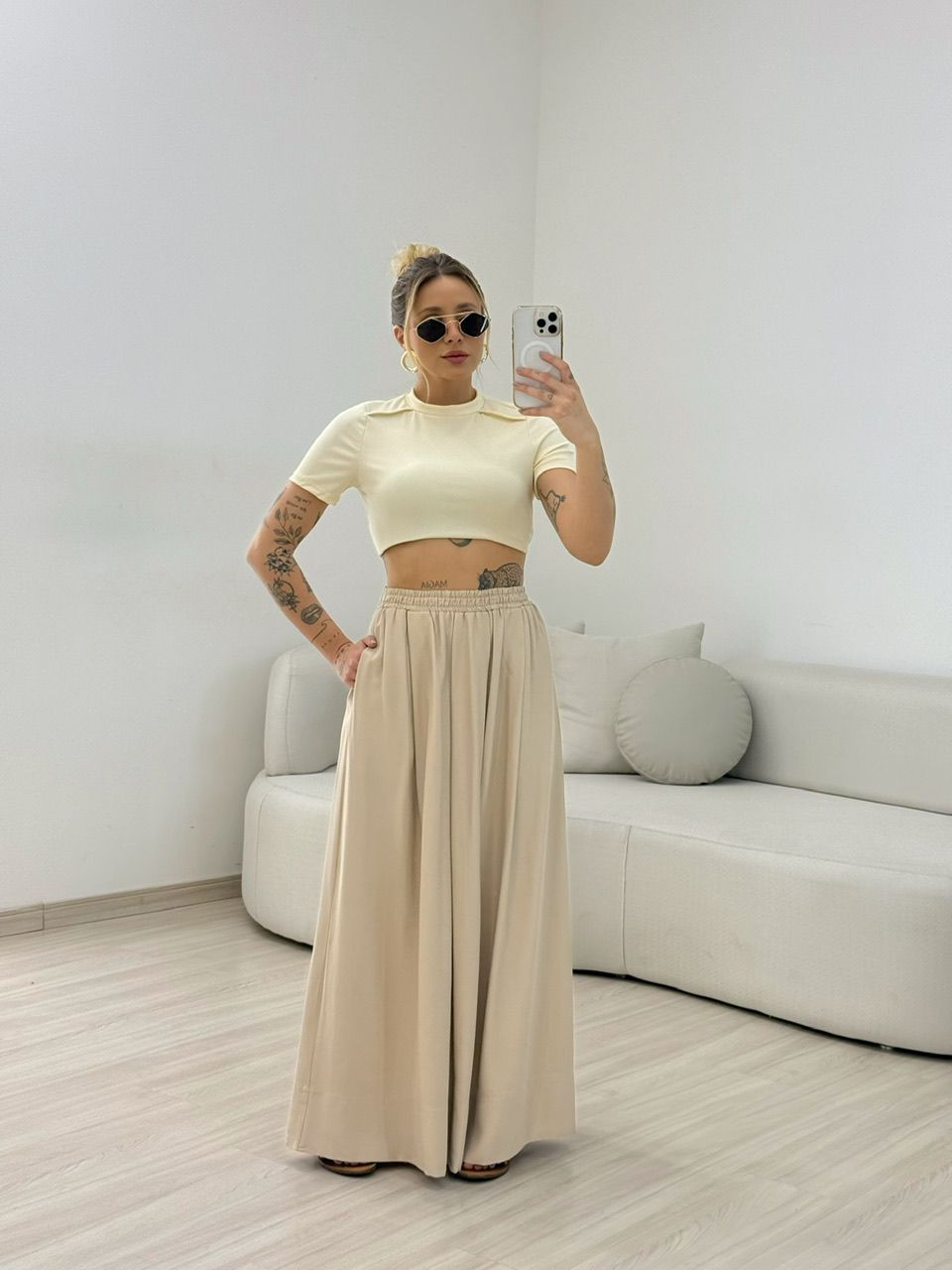 SAIA FLAVIA LONGUETE AREIA