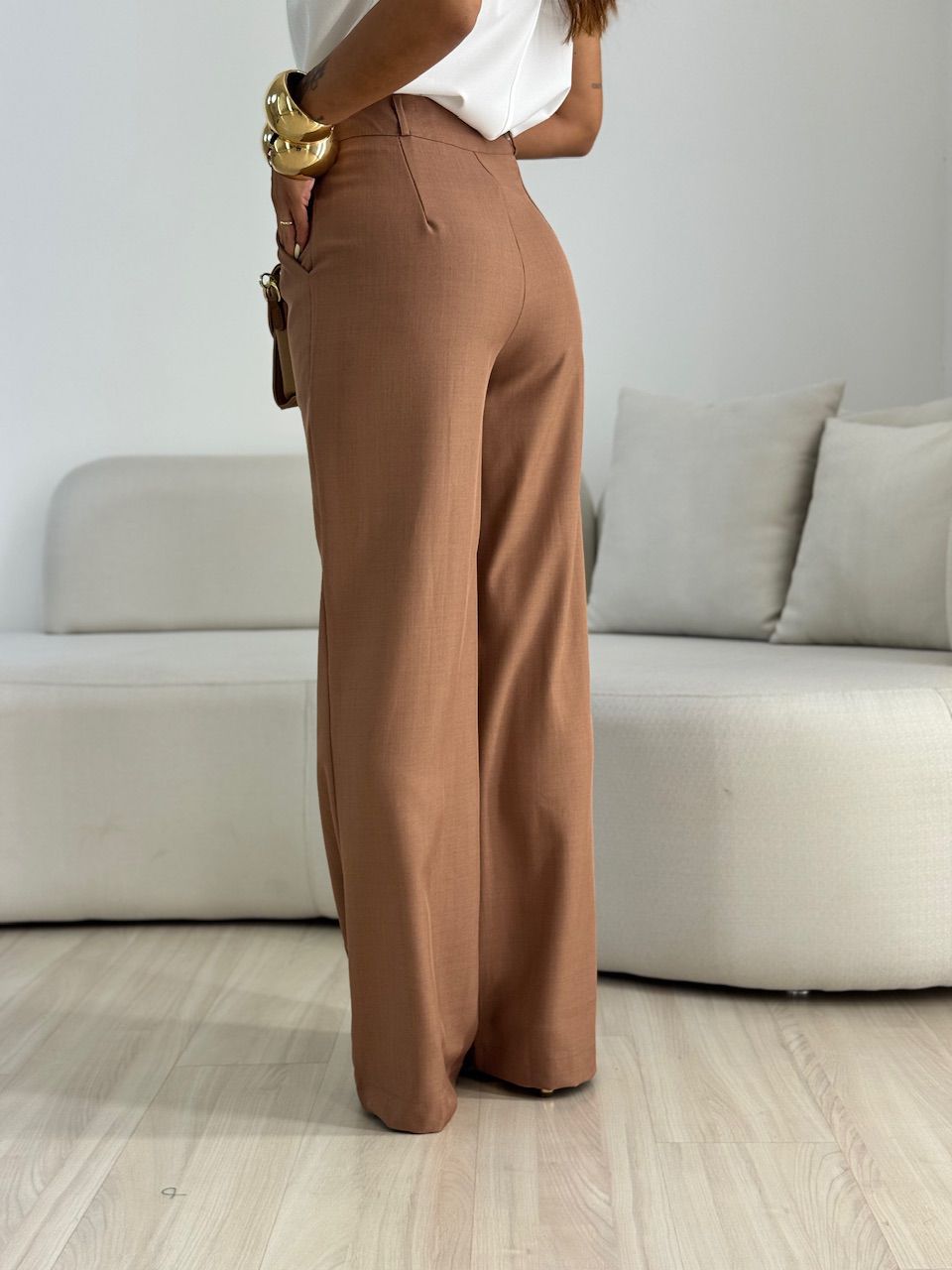 CALÇA ANIE PANTALONA CAPUCCINO 