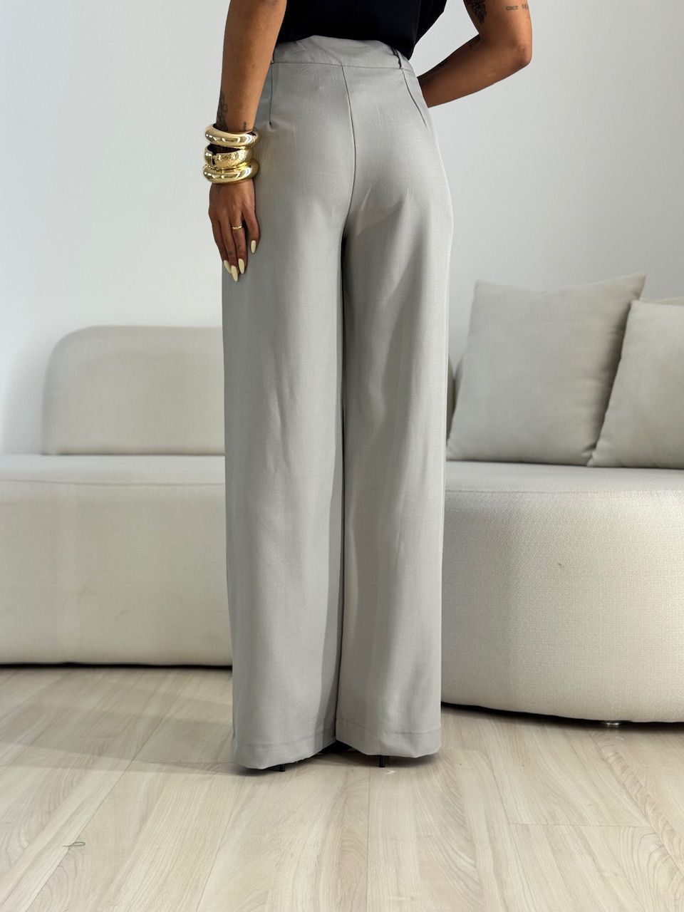 CALÇA ANIE PANTALONA CINZA