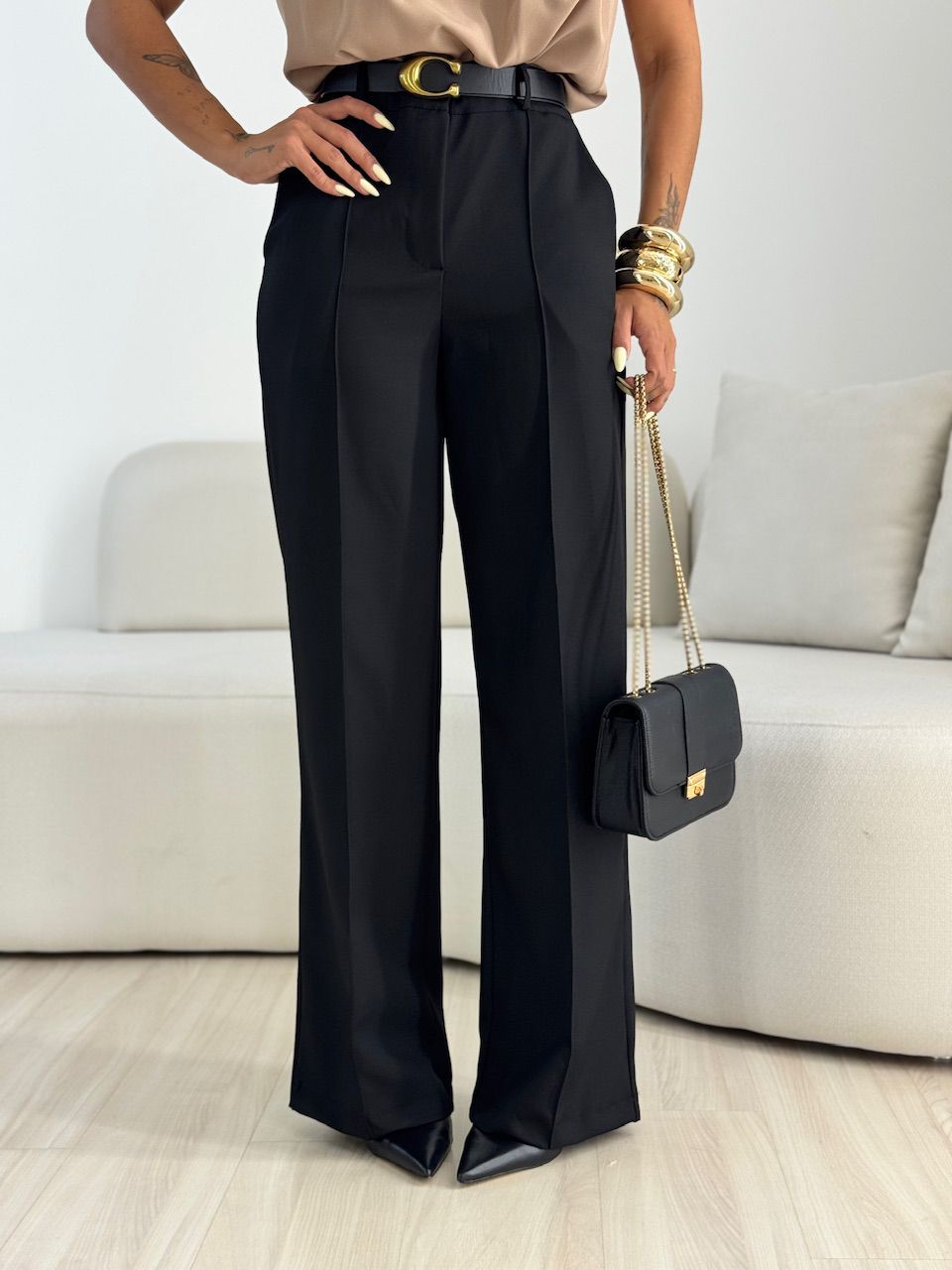 CALÇA ANIE PANTALONA PRETO