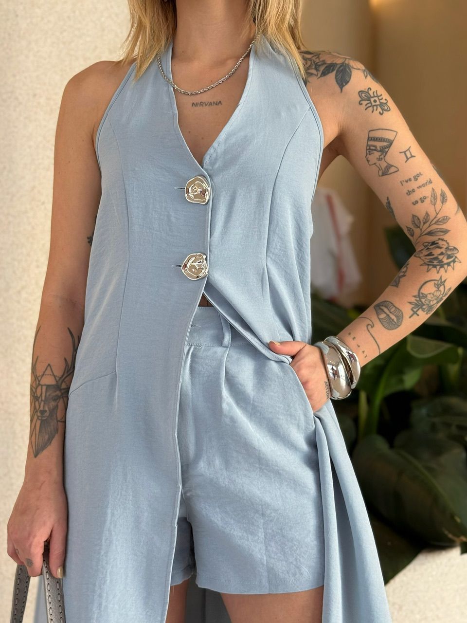 CONJUNTO JOLIE SHORT AZUL